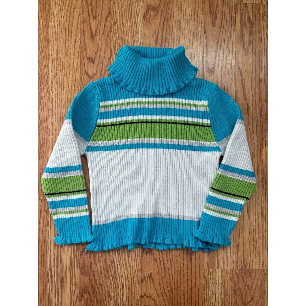 KIDS Y2K angel fish girls turtleneck sweater